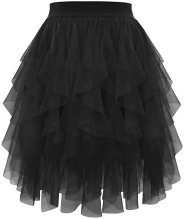 Amazon.com: Reaowazo Tulle Skirts for Women Midi Long Fairy Skirt